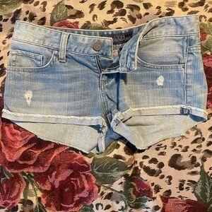 GUESS Light Blue Denim Shorts
